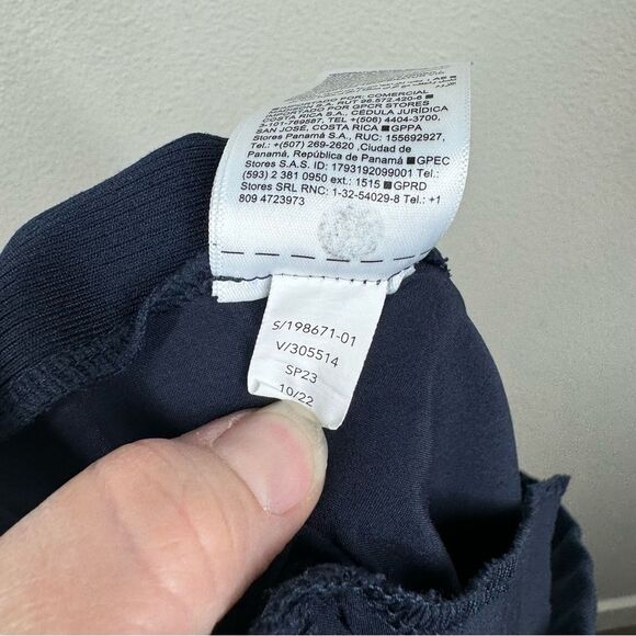 Athleta Navy Blue Brooklyn Ankle Pant Activewear Athleisure Casual Size 8 305514 - Picture 10 of 10